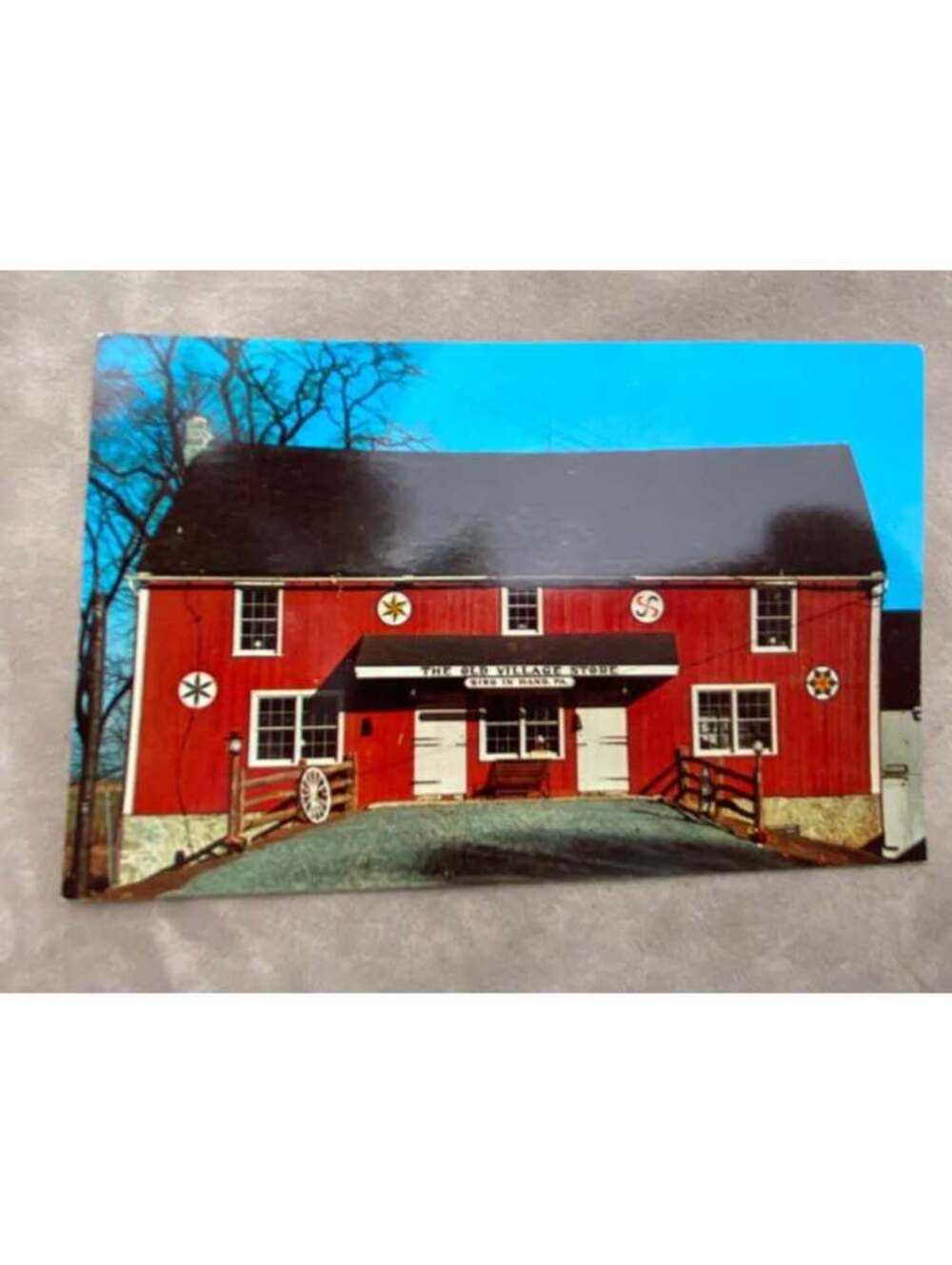 Vintage The Old Village Store Postcard Bird-in-Hand PA